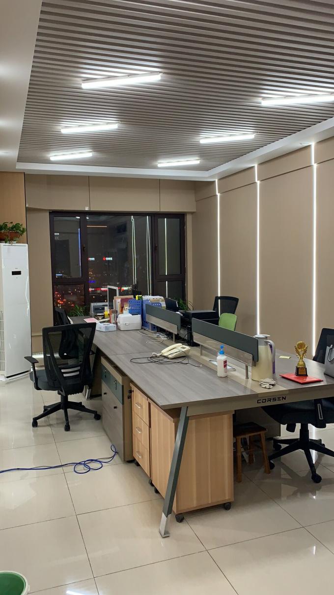 पीवीसी एकीकृत दीवार पैनल पर्यावरण के अनुकूल इनडोर पृष्ठभूमि दीवार 0