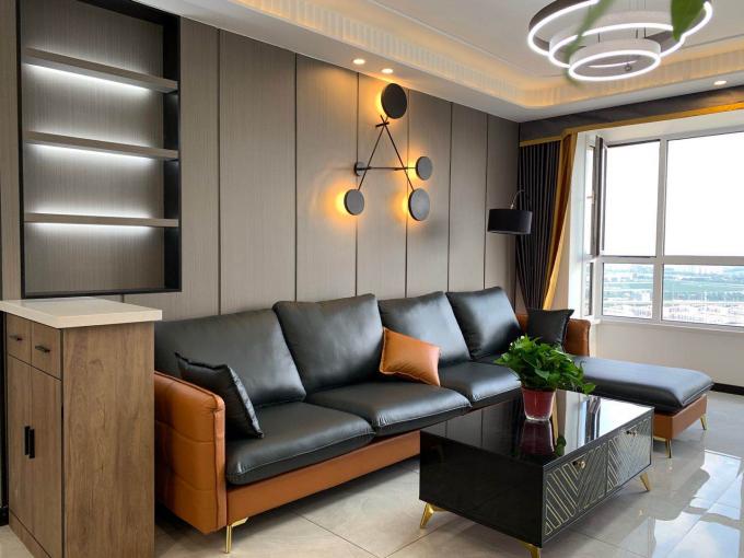 पीवीसी एकीकृत दीवार पैनल पर्यावरण के अनुकूल इनडोर पृष्ठभूमि दीवार 1