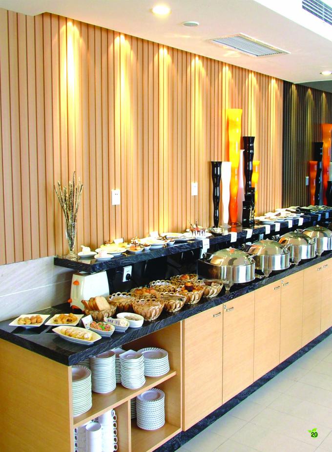 पीवीसी एकीकृत दीवार पैनल पर्यावरण के अनुकूल इनडोर पृष्ठभूमि दीवार 2