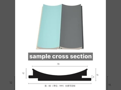 उच्च गुणवत्ता वाले आंतरिक WPC लकड़ी के दीवार पैनल