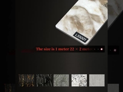 आधुनिक लक्जरी शैली आंतरिक सजावट उच्च चमकदार संगमरमर बांस लकड़ी का कोयला फनीर