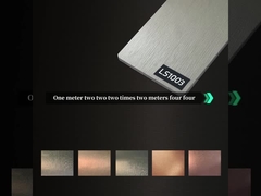 फैक्टरी प्रत्यक्ष बिक्री सजावटी सामग्री पेंट रहित धातु बांस लकड़ी का कोयला फनीर पैनल