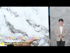 आसान स्थापना बांस लकड़ी का कोयला सजावटी दीवार पैनल उच्च गुणवत्ता वाली संगमरमर शीट