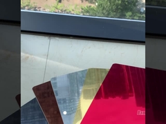 थोक मूल्य दर्पण दीवार सजावट दीवार पैनल पीईटी बांस लकड़ी का कोयला वैनर बोर्ड