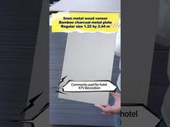 फैक्टरी अनुकूलित गर्म बिक्री पर्यावरण संरक्षण धातु बांस चारकोल प्लेट