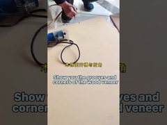 बांस लकड़ी के कोयला फनीर पैनल के ग्रूविंग और कोने झुकने