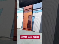 दर्पण दीवार पैनल