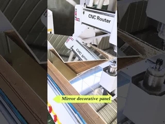 पर्यावरण के अनुकूल इंटीरियर बांस लकड़ी का कोयला दर्पण दीवार पैनल पीवीसी दर्पण लकड़ी का फनीर