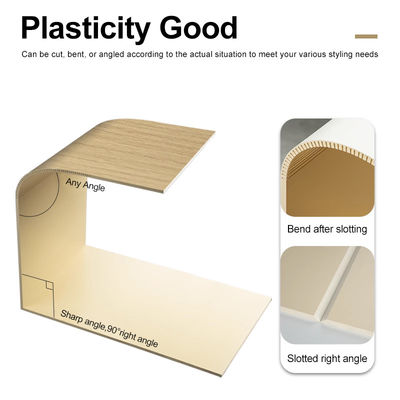 Interior Decorative Bamboo Crystal Panels Wood Grain Bamboo Charcoal Wood Veneer Panels