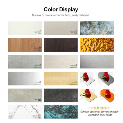 Factory Price 8mm Waterproof Marble Wall Panel Bamboo Charcoal Wood Veneer Indoor Decorative Panel For TV Background Wall