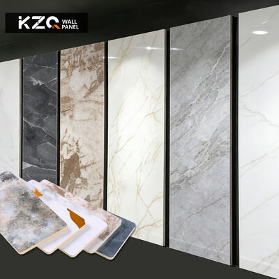 Decorative Wall Panels Pvc Marble Sheet 1220*2440*5mm Wall Decor Interior UV Board For Indoor