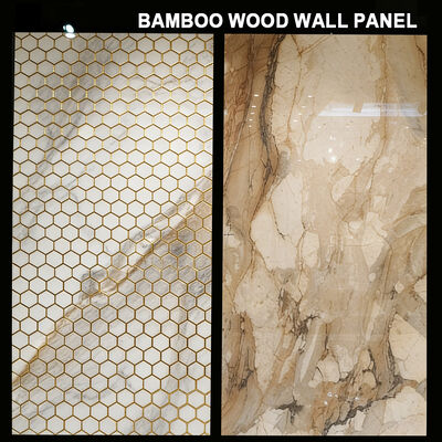 Easy To Install Marble Wall Panels Interior Decorative Wall Panels Bamboo Fiber Wall Panel